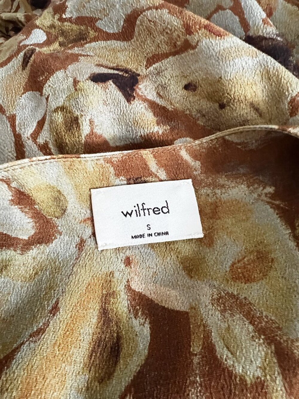 Aritzia Wilfred Barossa Floral Mini Dress Size S - Picture 6 of 7
